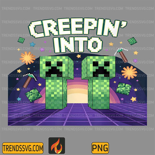 11th-birthday-gamer-pixel-creepin-into-11-video-game-party-png