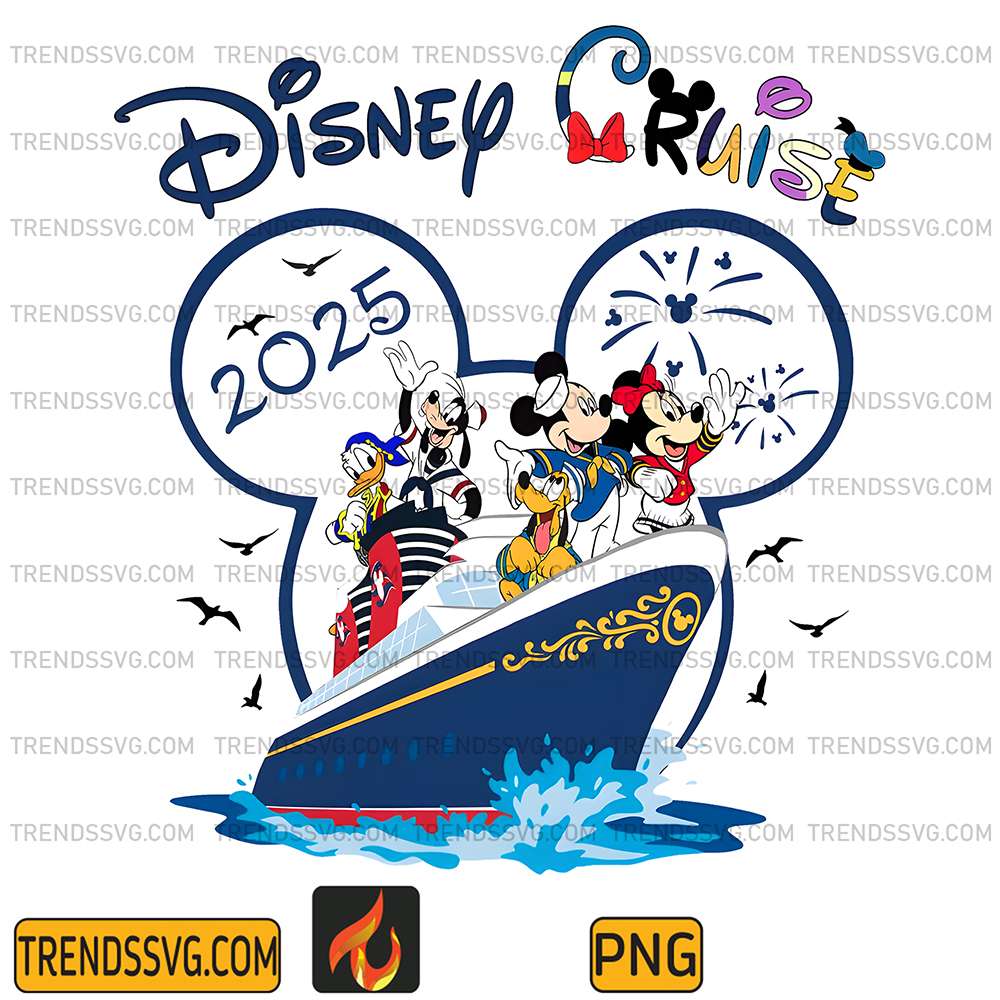 2025-Disney-Cruise-Family-Png