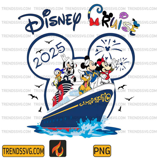 2025-Disney-Cruise-Family-Png