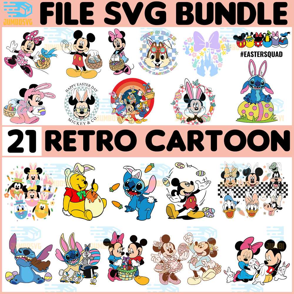 21-File-Retro-Cartoon-Bundle-Svg