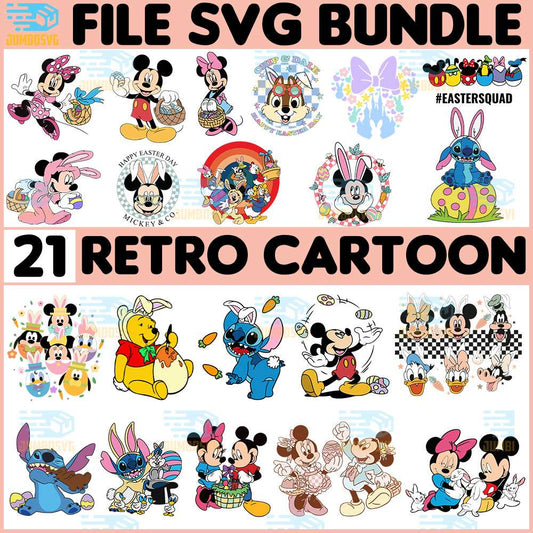 21-File-Retro-Cartoon-Bundle-Svg