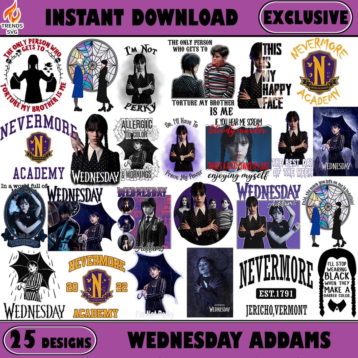 25-wednesday-addams-png-bundle