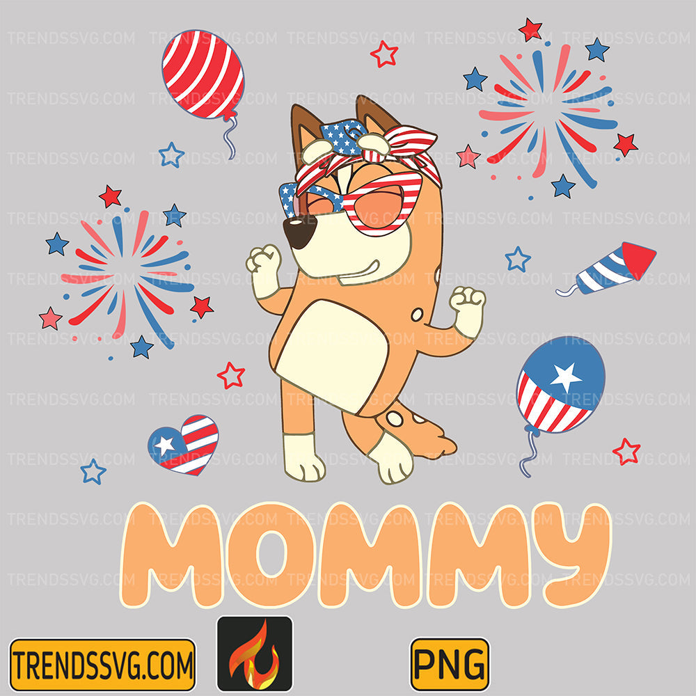4th-Of-July-Bluey-Mommy-Png