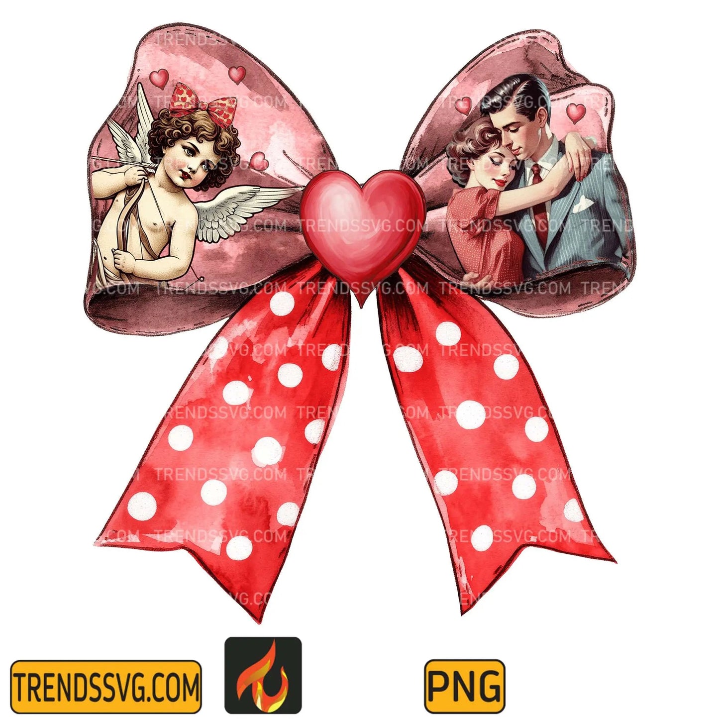 Valentine's day Bow Png TRENDSSVG
