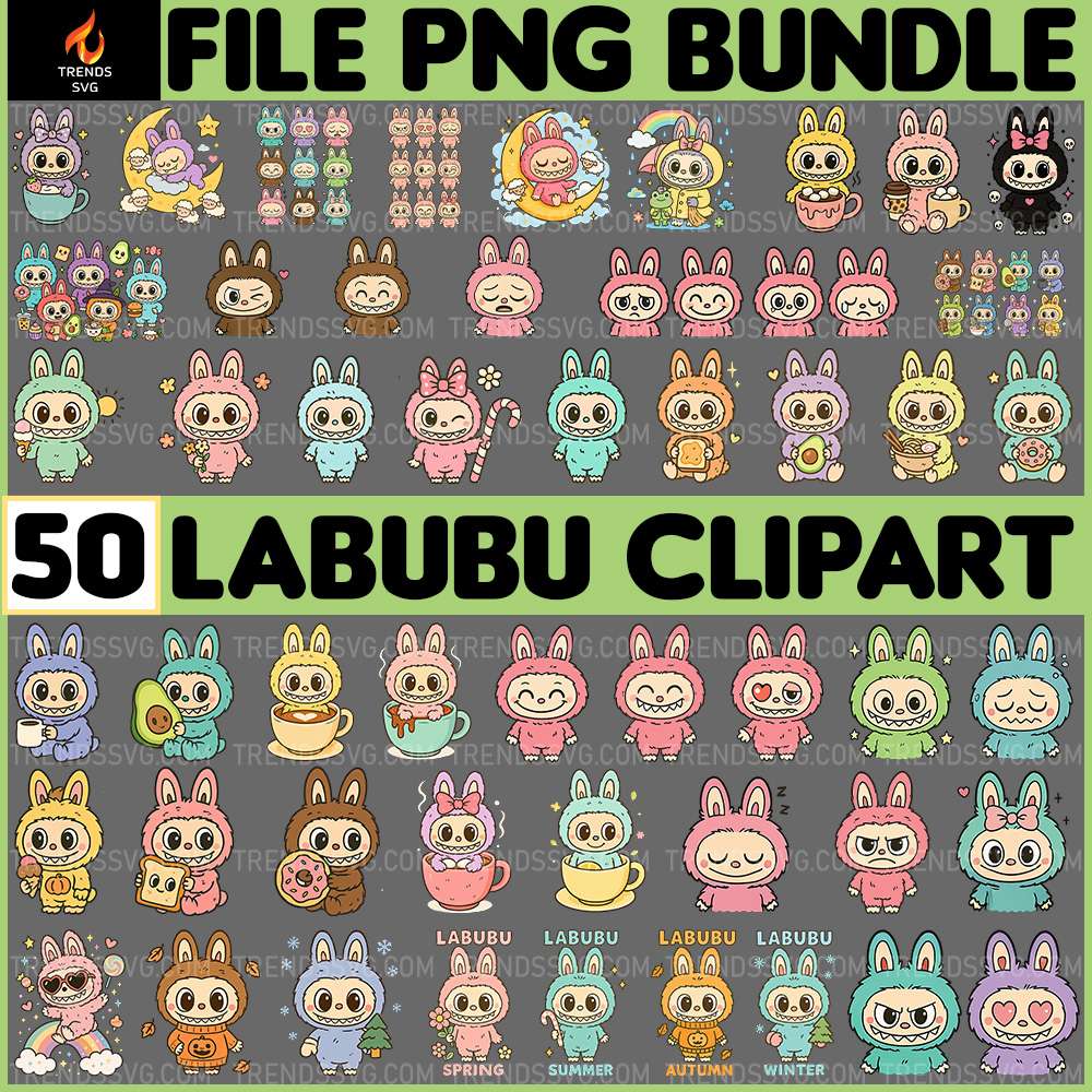 50-File-Labubu-Clipart-Bundle-Png-1