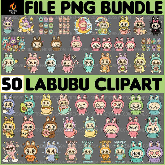 50-File-Labubu-Clipart-Bundle-Png-1