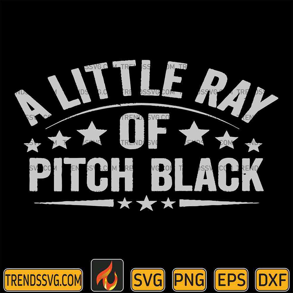 A-Little-Ray-Of-Pitch-Black-Svg