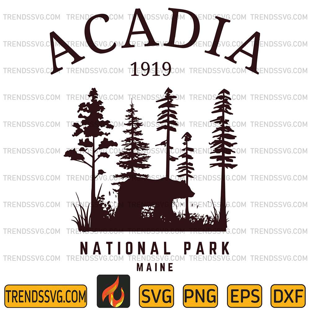 Acadia-1919-National-Park-Maine-Svg