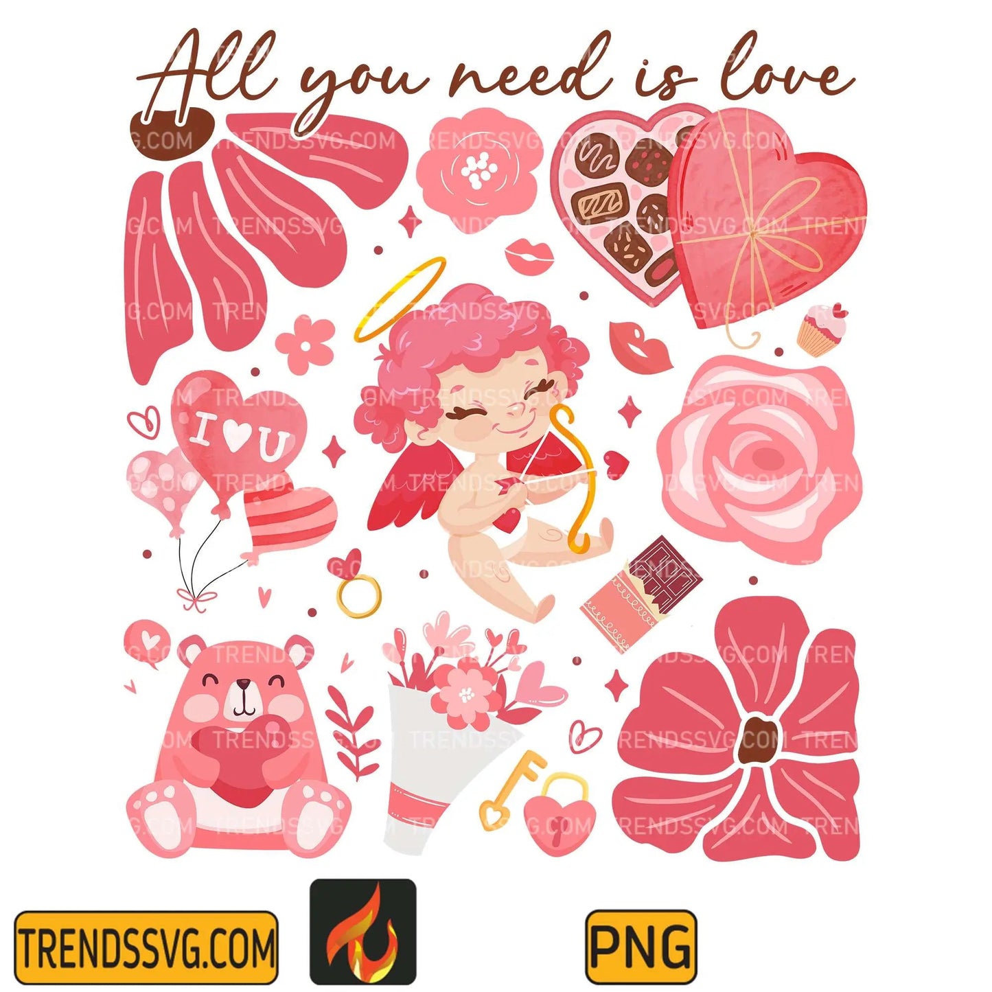 All You Need Is Love Png TRENDSSVG