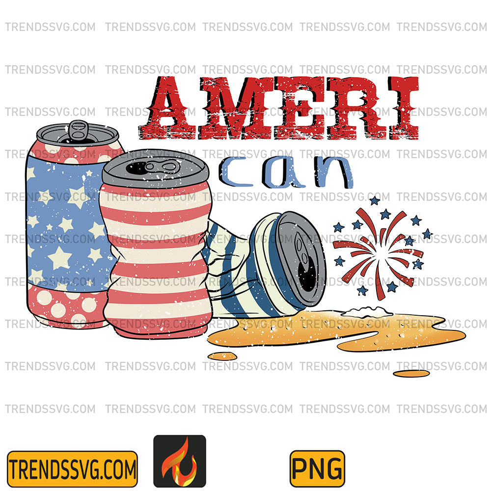 America-Can-4th-Of-July-Png