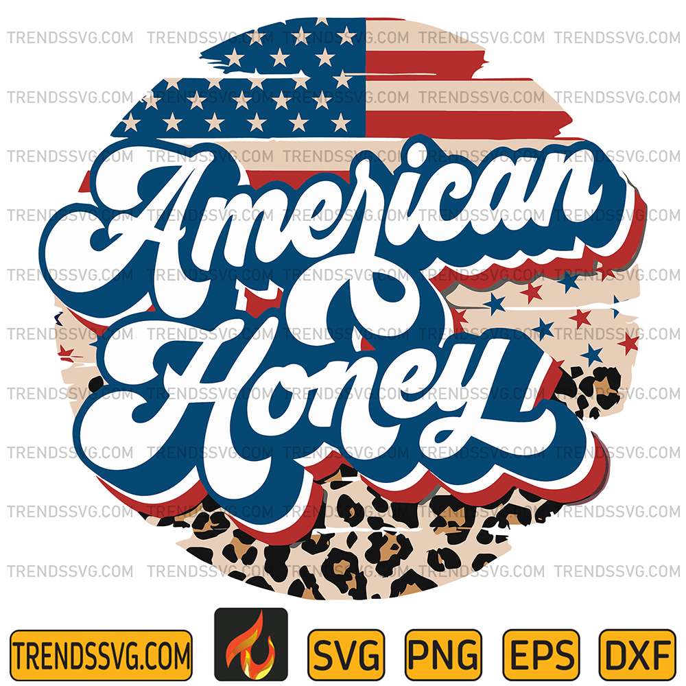 America-Honey-4th-Of-July-Svg