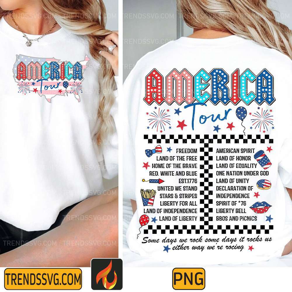 America-Tour-4th-Of-July-Png