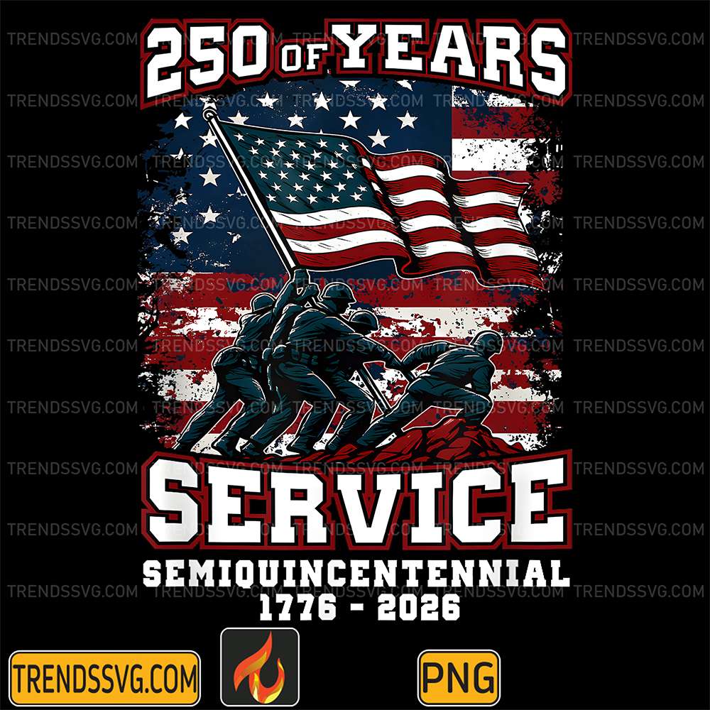 American-250th-Anniversary-Celebration-250-Years-USA-Service-Png