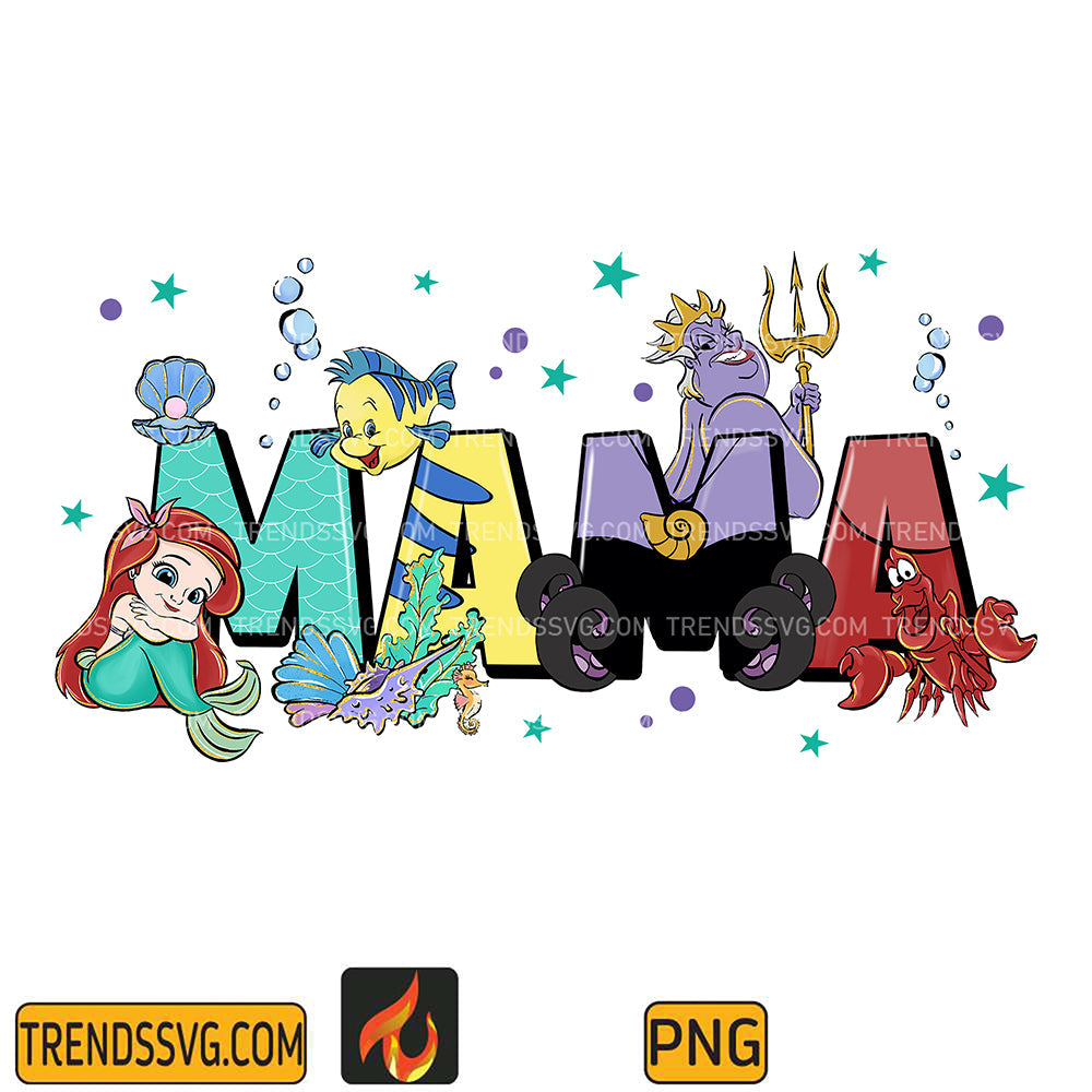 ArielPrincessMamaPng_1