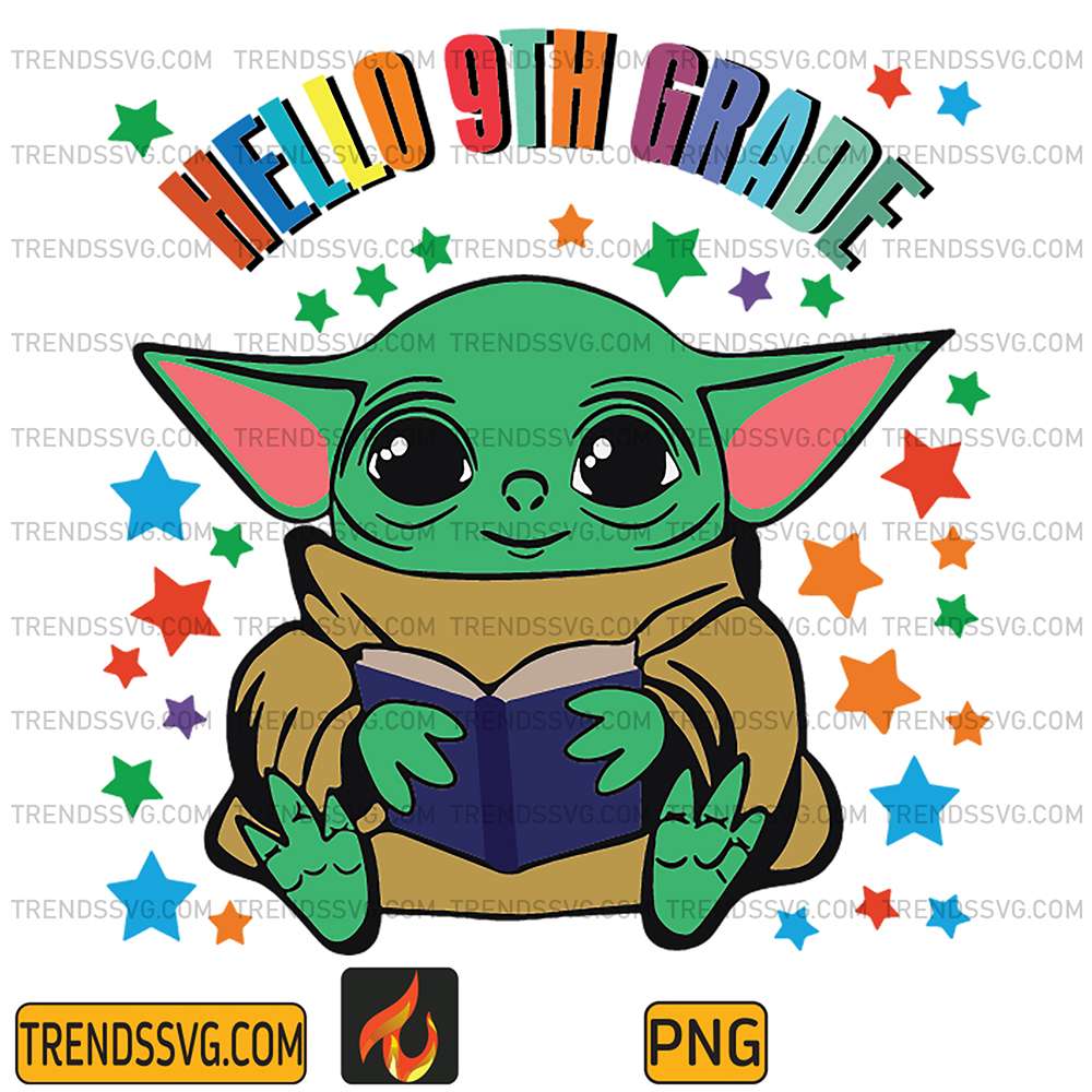Back-To-School-Baby-Yoda-Hello-9th-Grade-Png
