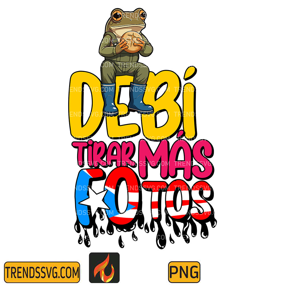 BadBunnyFrogDebiTirarMasFotosPng_2
