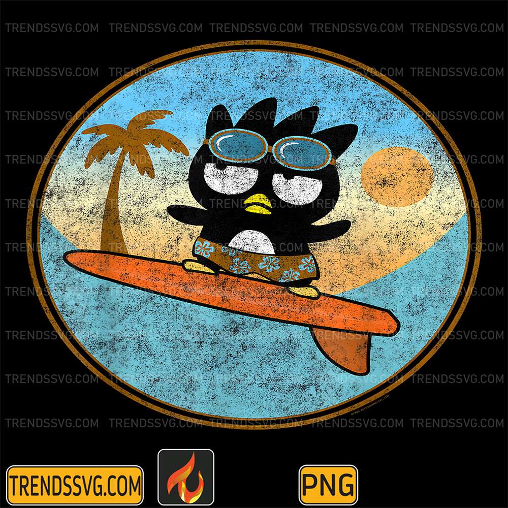 Badtz-Maru-Surfing-Png
