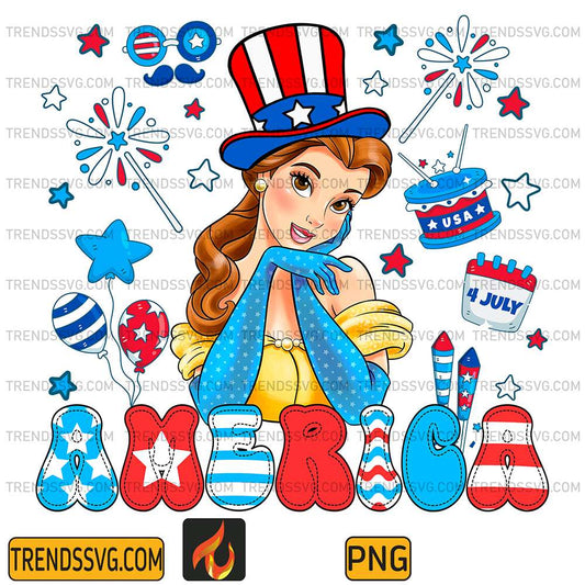 Belle-America-4th-Of-July-Png