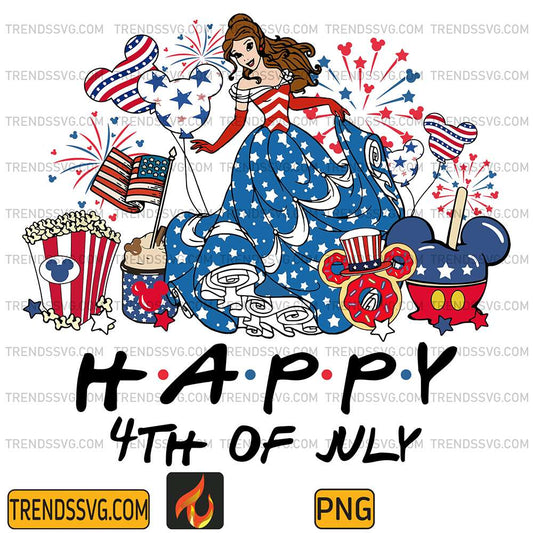 Belle-America-Happy-4th-Of-July-Png