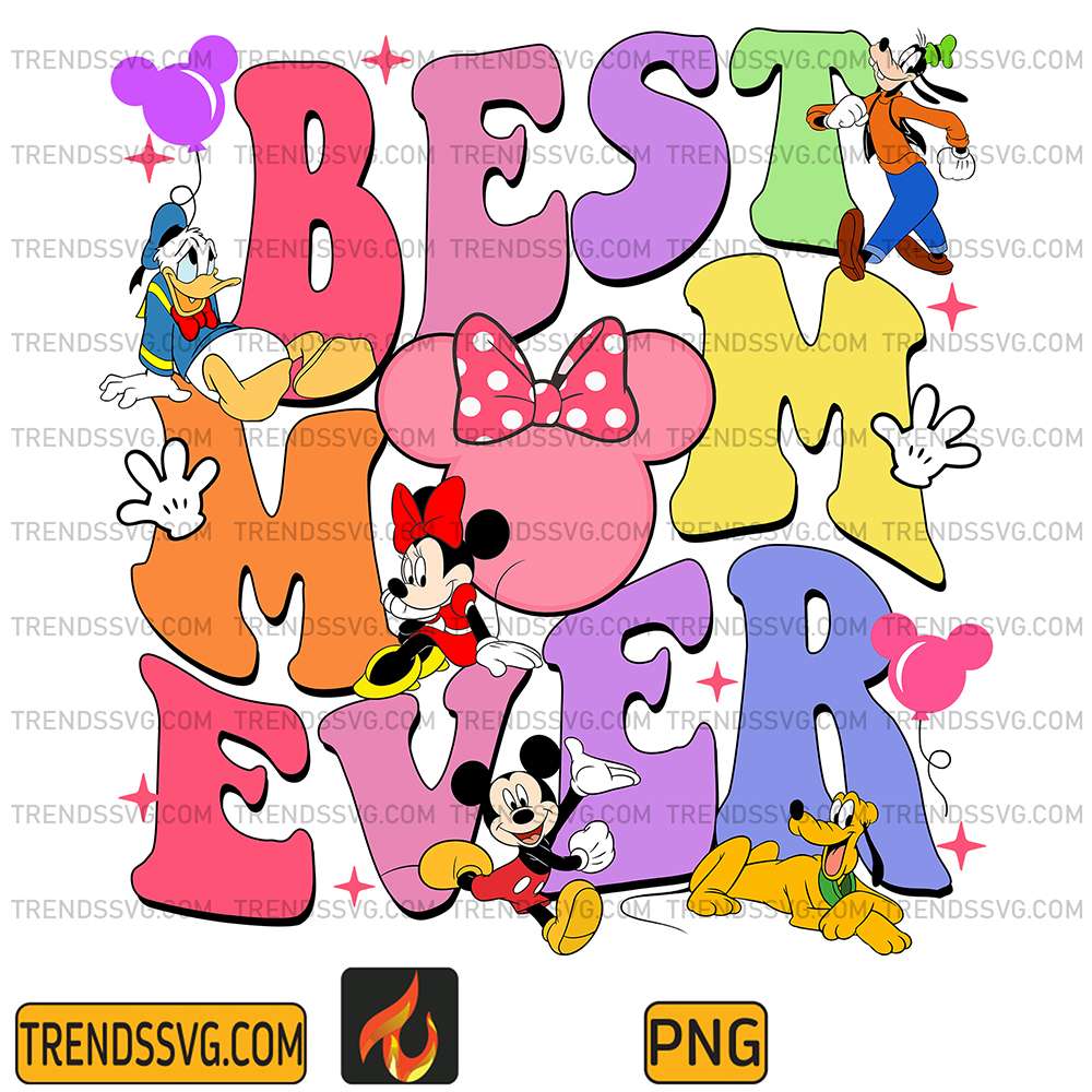Best-Mom-Ever-Mom-Mouse-And-Friend-Png