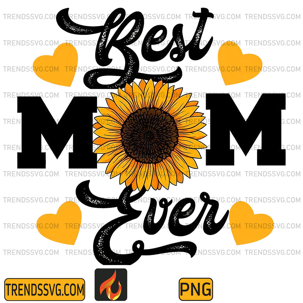 BestMomEverSunflowersPng