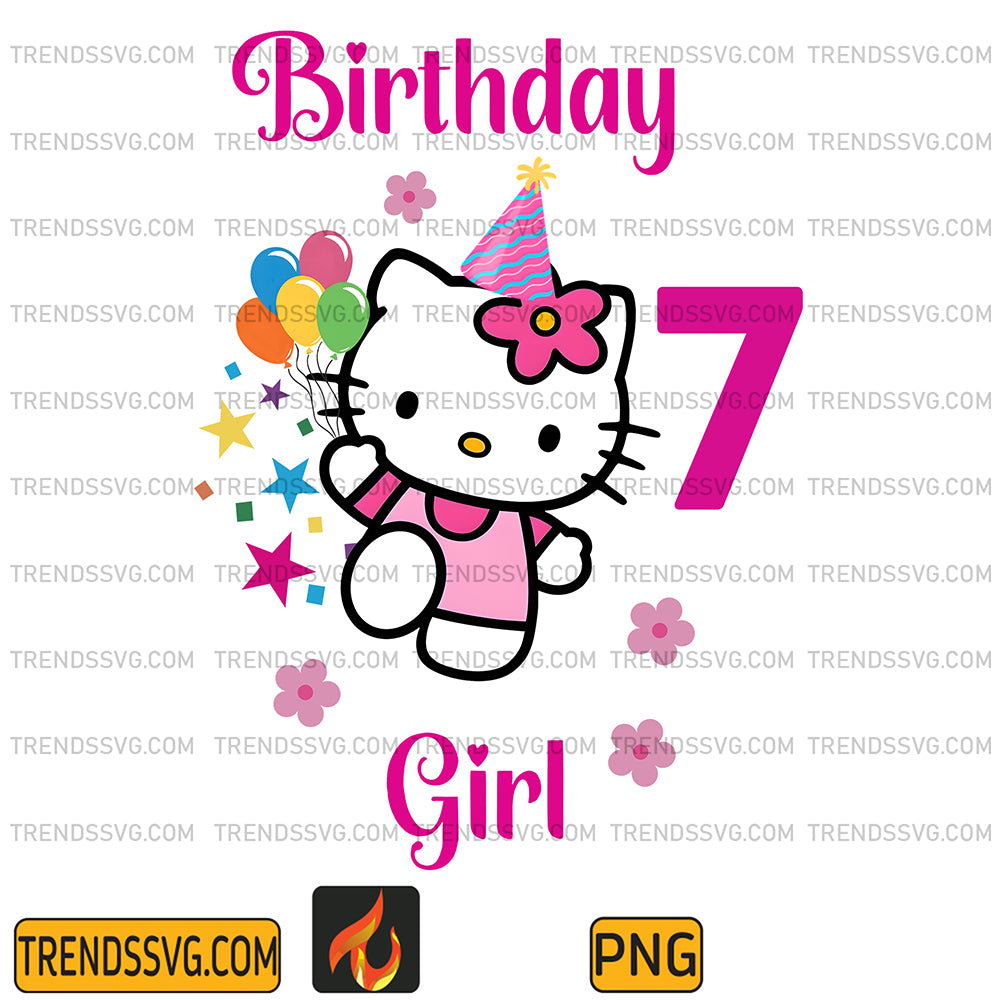BirthdayHelloKitty7GirlPng