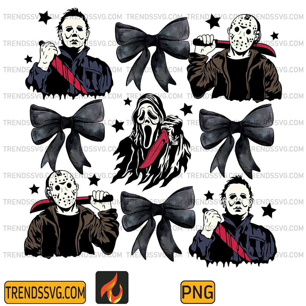 Black-Bow-Horror-Movie-Characters-Halloween-Png