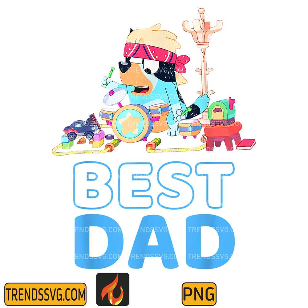Bluey-Dad-Best-Matching-Family-Png