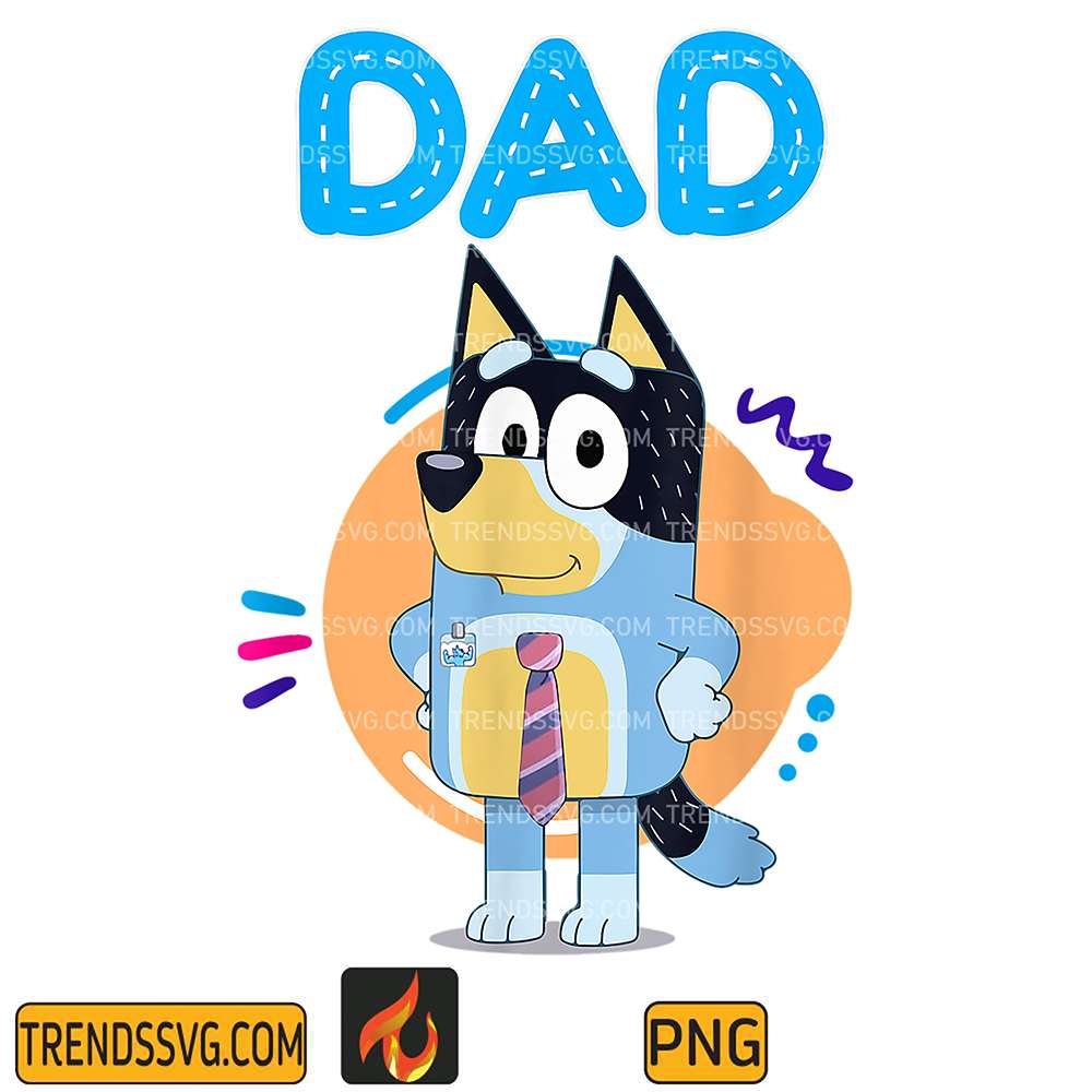 Bluey-Dad-Lover-Forever-Png