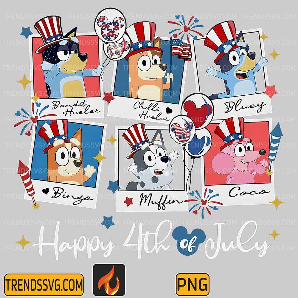 Bluey-Friends-Happy-4th-Of-July-Png-2