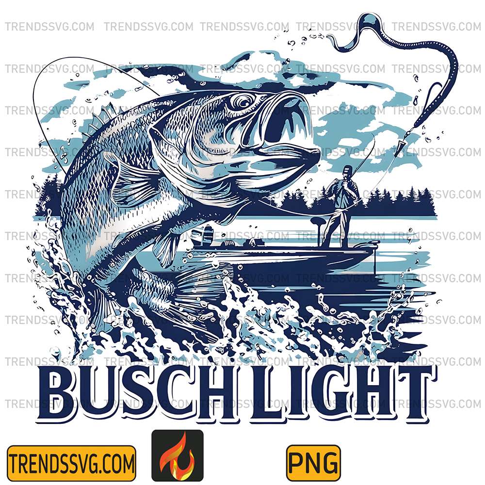 Busch-Light-Fishing-Scene-Png