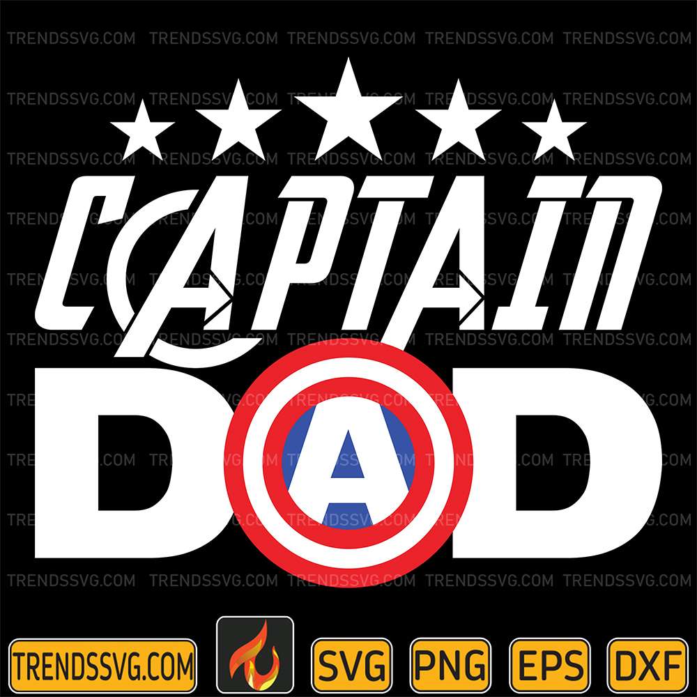 Captain-America-Dad-Svg