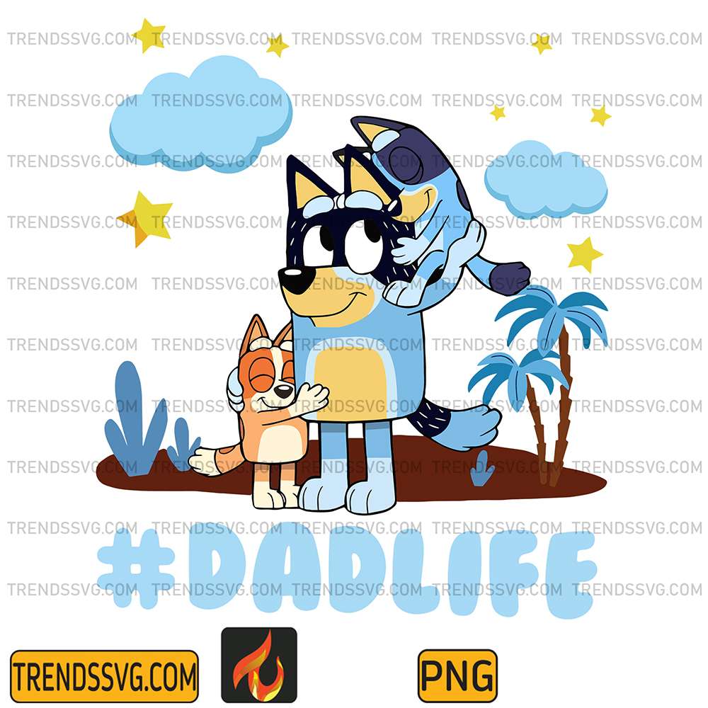 Dad-Life-Bluey-Png