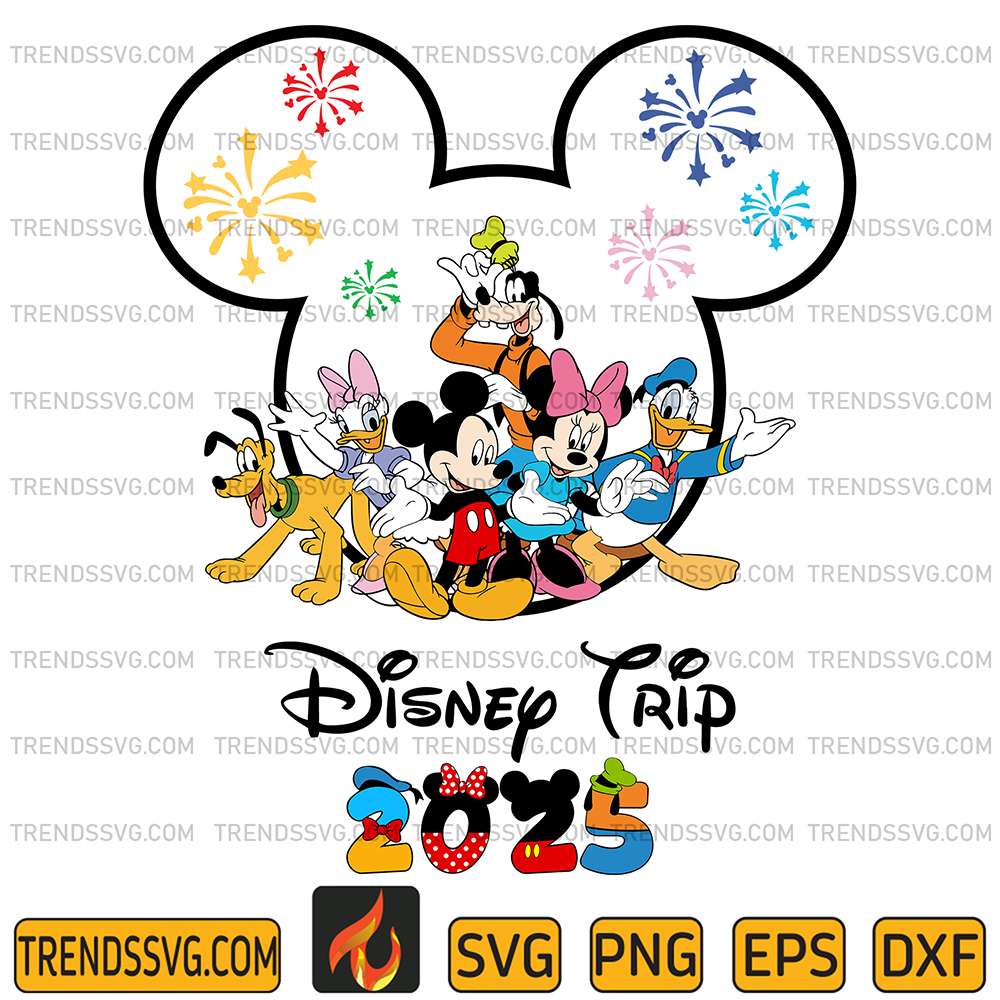 Disney-Family-Trip-2025-Svg
