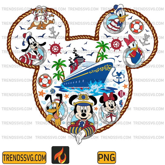Disney-Family-Vacation-Cruise-Png