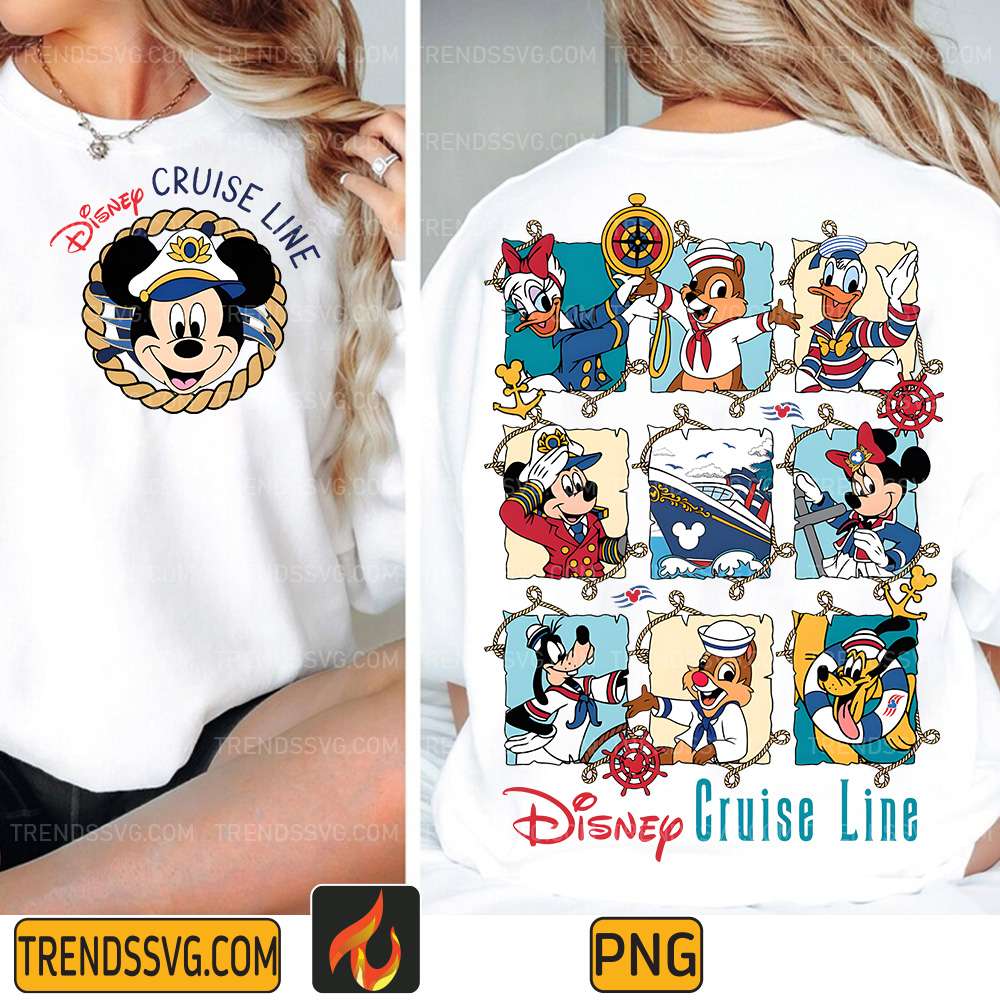 Disney-Mickey-And-Friends-Cruise-Line-Png