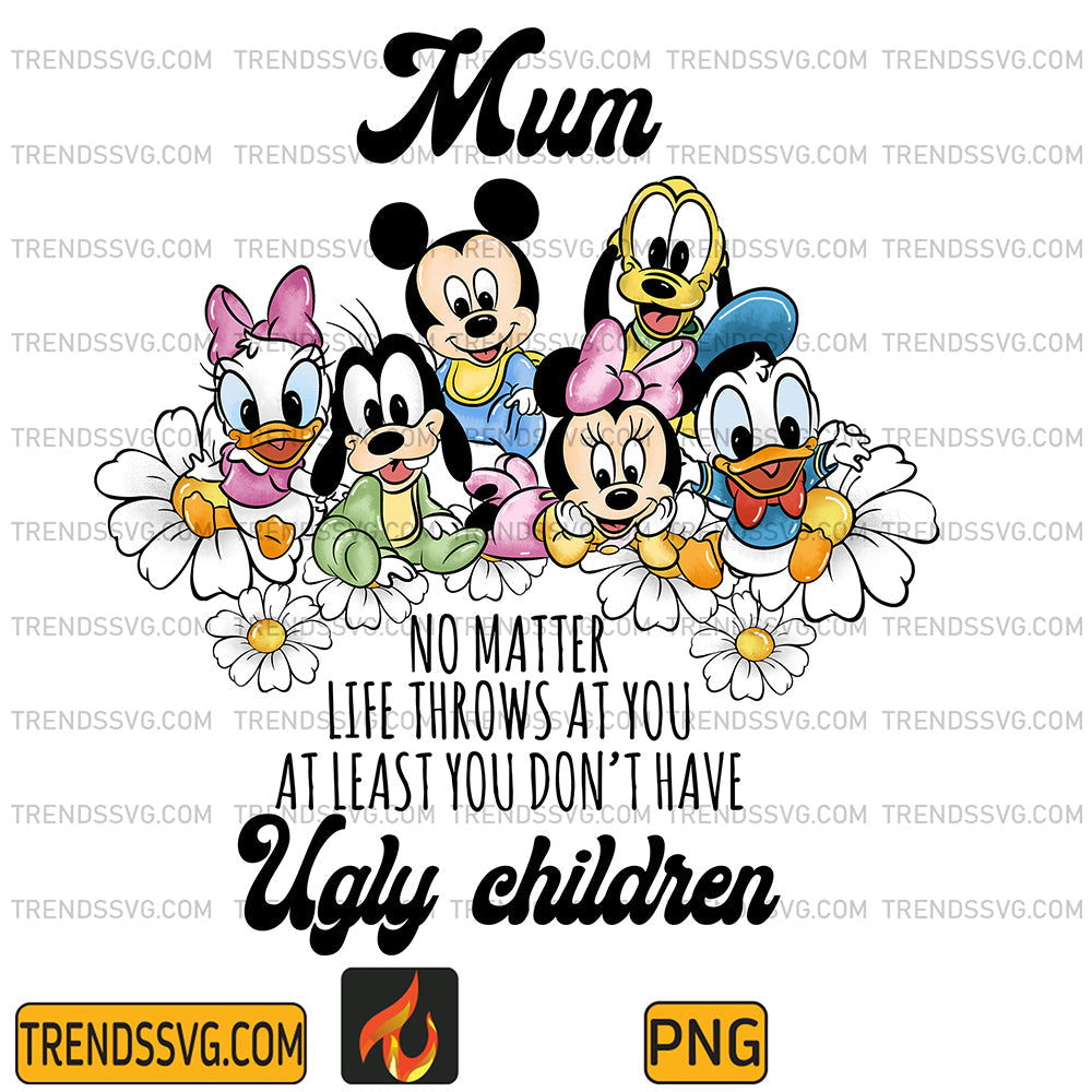 DisneyFriendsMumNoMatterLifeThrowPNG