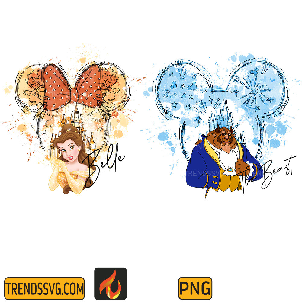 DisneySnowBeautyandtheBeastPng