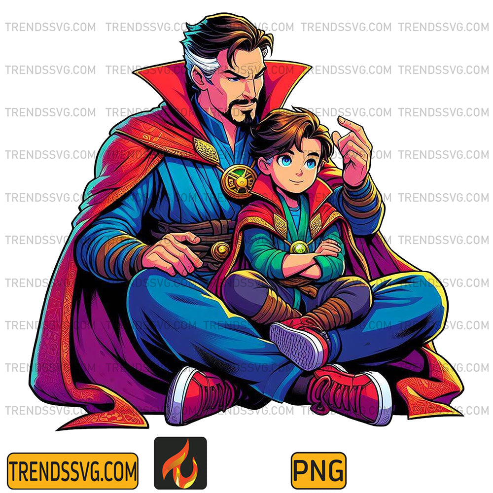 Doctor-Strange-Dad-And-Son-Png_1