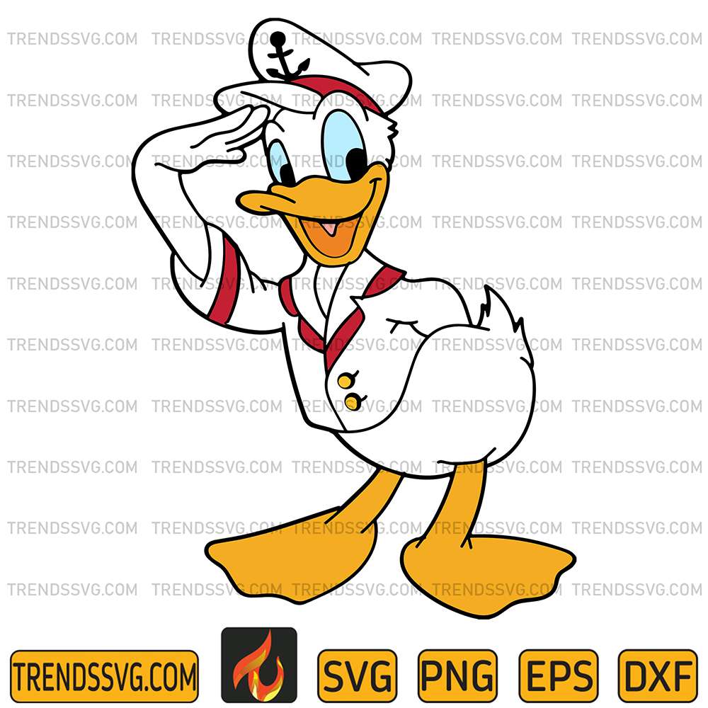 Donald-Duck-Cruise-Svg