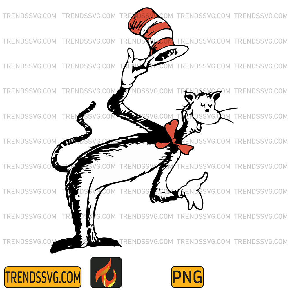 DrSeussTheCatInTheHatPng_1