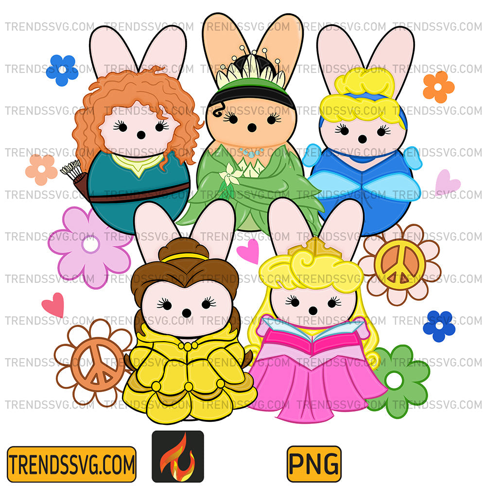 EasterPrincessChillinWithMyPeepsPng_2
