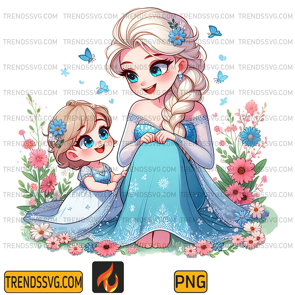 ElsaPrincessAndDaughterPng_5