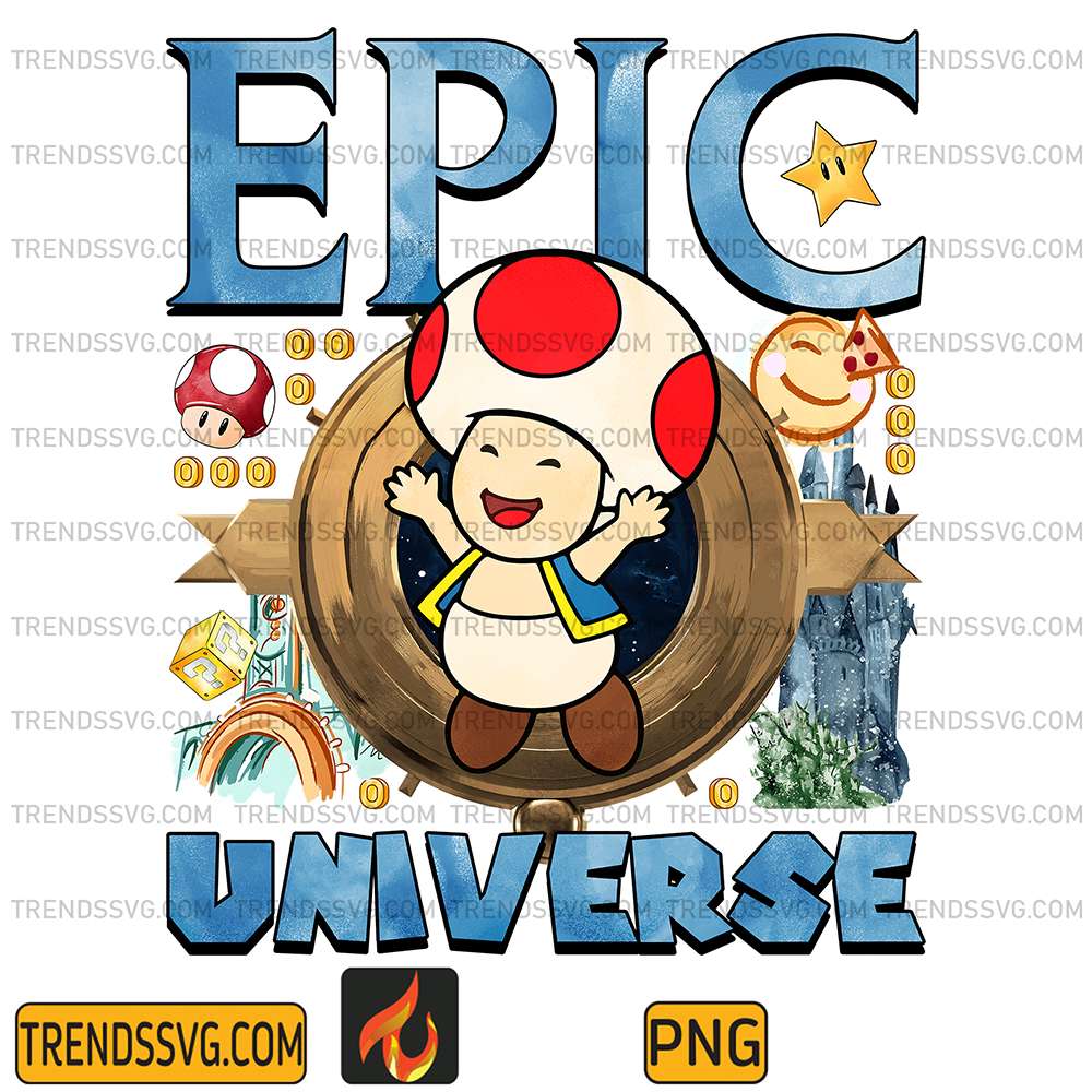 Epic-Universe-Mario-Toad-Png