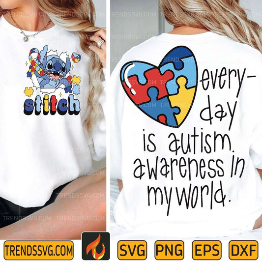 Every-day-Is-Autism-Awareness-In-My-World-Stitch-Svg