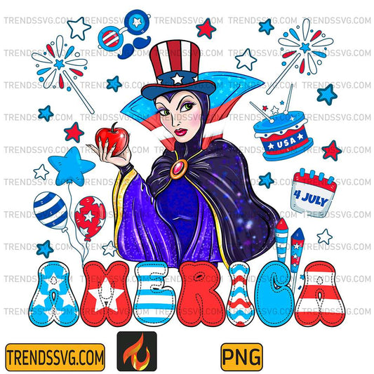 Evil Queen America 4th Of July Png TEvil-Queen-America-4th-Of-July-Png