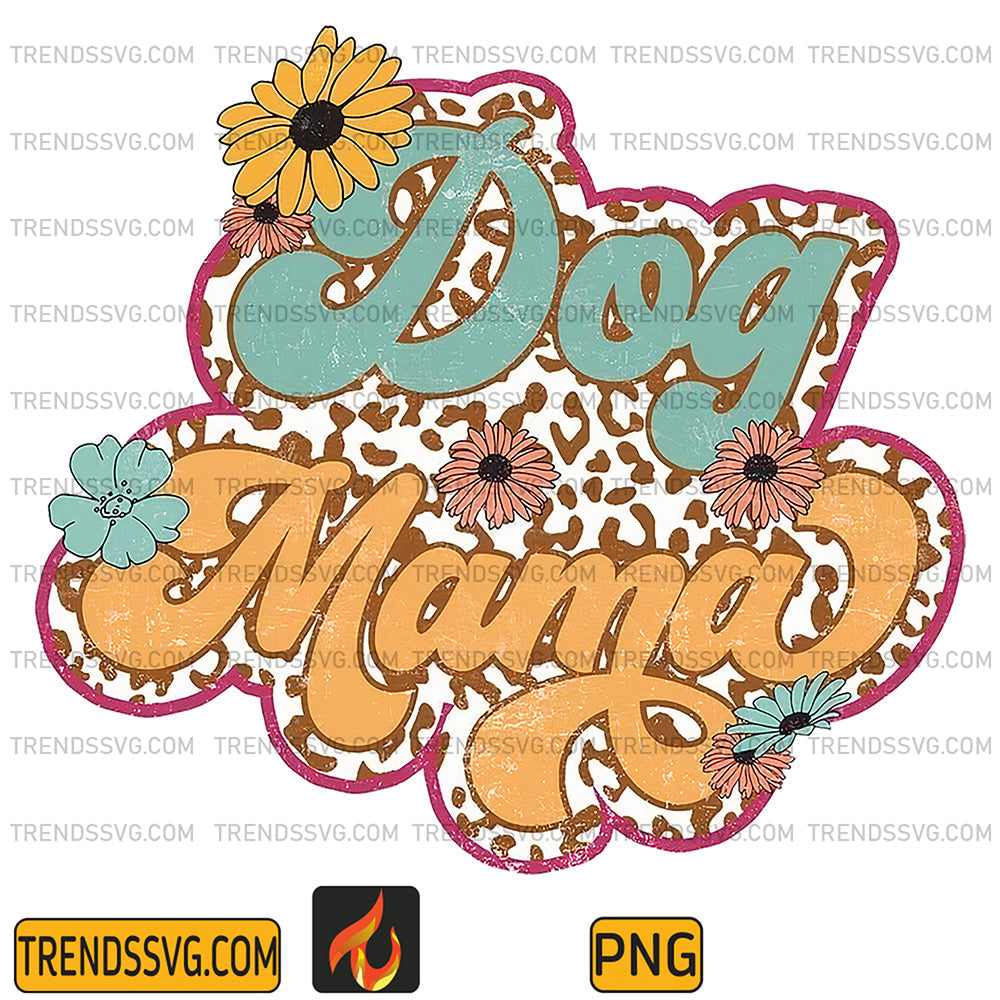 FloralDogMamaPng