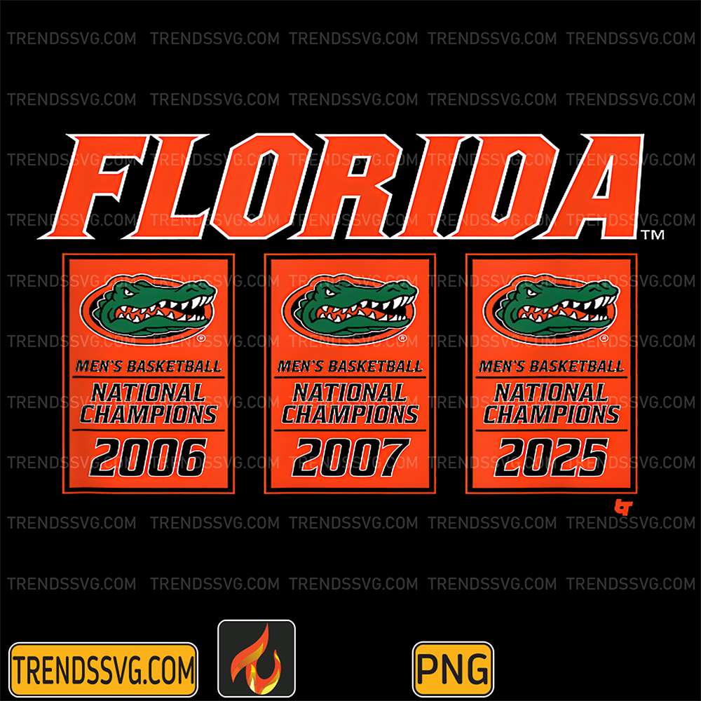 Florida-Gators-Basketball-2025-NCAA-Champions-Banners-Png