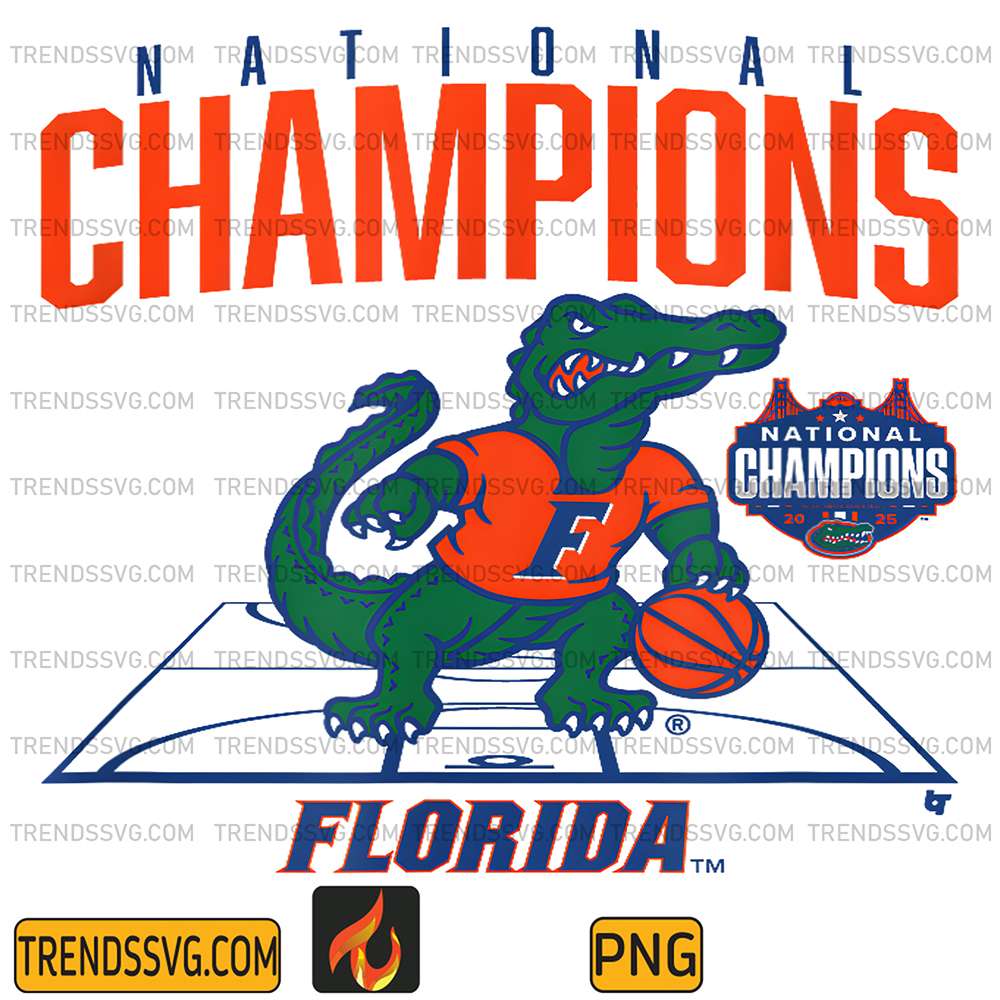 Florida-Gators-Basketball-2025-NCAA-Champions-Mascot-Png