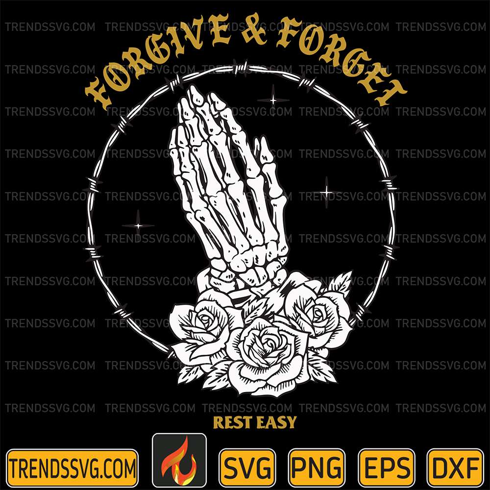 Forgive-Forget-Skeleton-Flower-Svg